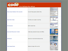 Tablet Screenshot of code.gr